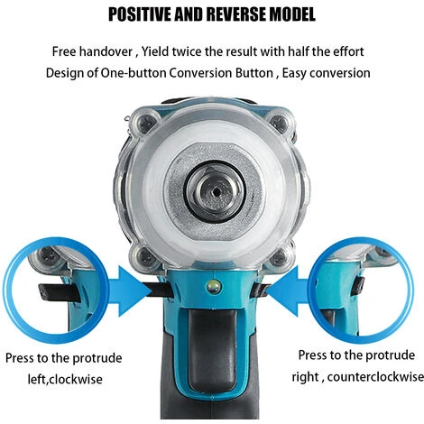 DRILLPRO Akku-Schlagschrauber Ratschen Schrauber Mit 2 Batterien 5 DRILLPRO Akku-Schlagschrauber Ratschen Schrauber Mit 2 Batterien – Bild 3