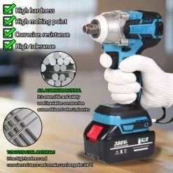 DRILLPRO Akku-Schlagschrauber Ratschen Schrauber Mit 2 Batterien 11 DRILLPRO Akku-Schlagschrauber Ratschen Schrauber Mit 2 Batterien -Drehschlagschrauber Soldes 65849848 5