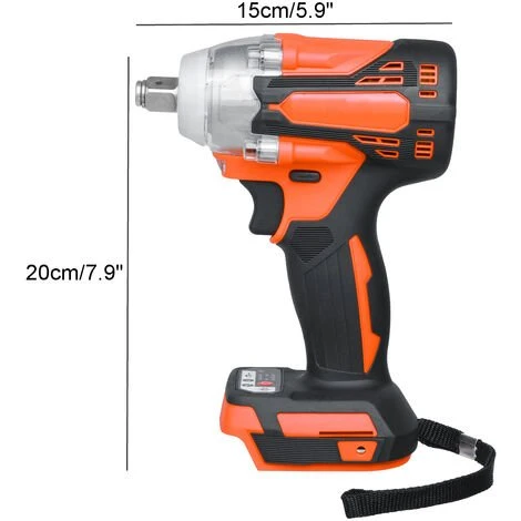 DRILLPRO 2-in-1-bürstenloser Kabelloser Elektrischer 1/2-Zoll-Schraubenschlüssel 1/4-Zoll-Schraubendreher 4 DRILLPRO 2-in-1-bürstenloser Kabelloser Elektrischer 1/2-Zoll-Schraubenschlüssel 1/4-Zoll-Schraubendreher – Bild 2