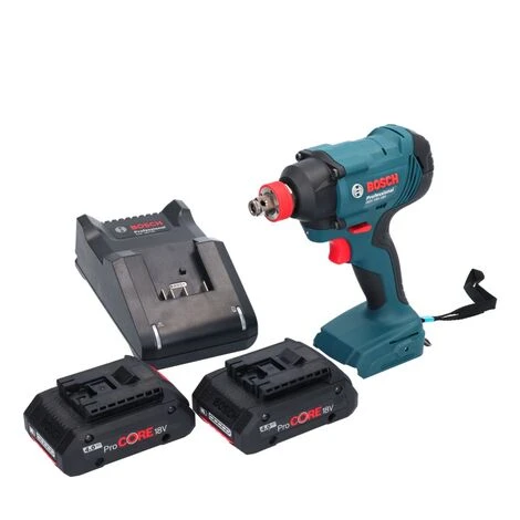 Bosch GDX 18V-180 Akku Drehschlagschrauber 18 V 180 Nm 1/2" + 2x ProCORE Akku 4,0 Ah + Ladegerät 4 Bosch GDX 18V-180 Akku Drehschlagschrauber 18 V 180 Nm 1/2" + 2x ProCORE Akku 4,0 Ah + Ladegerät – Bild 2