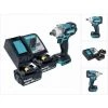 Makita DTW 285 RT Akku Schlagschrauber 18 V 280 Nm 1/2" Brushless + 2x Akku 5,0 Ah + Ladegerät 2 Makita DTW 285 RT Akku Schlagschrauber 18 V 280 Nm 1/2" Brushless + 2x Akku 5,0 Ah + Ladegerät -Drehschlagschrauber Soldes 65906822 1