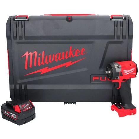.MILWAUKEE. Milwaukee M18 FIW2F38-401X Akku Schlagschrauber 18 V 339 Nm 3/8 " Brushless + 1x Akku 4,0 Ah + HD Box - Ohne Ladegerät 4 .MILWAUKEE. Milwaukee M18 FIW2F38-401X Akku Schlagschrauber 18 V 339 Nm 3/8 " Brushless + 1x Akku 4,0 Ah + HD Box - Ohne Ladegerät – Bild 2