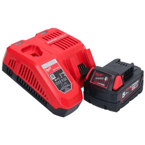 Milwaukee M18 FIW2F38-501X Akku Schlagschrauber 18 V 339 Nm 3/8 " Brushless + 1x Akku 5,0 Ah + Ladegerät + HD Box 3 Milwaukee M18 FIW2F38-501X Akku Schlagschrauber 18 V 339 Nm 3/8 " Brushless + 1x Akku 5,0 Ah + Ladegerät + HD Box