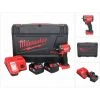 Milwaukee M18 FIW2F38-502X Akku Schlagschrauber 18 V 339 Nm 3/8 " Brushless + 2x Akku 5,0 Ah + Ladegerät + HD Box