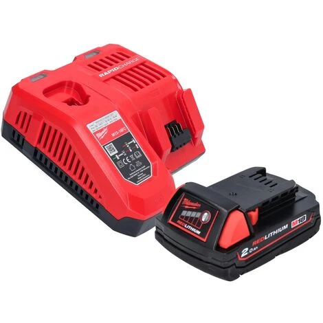 .MILWAUKEE. Milwaukee M18 FIW2F38-201X Akku Schlagschrauber 18 V 339 Nm 3/8 " Brushless + 1x Akku 2,0 Ah + Ladegerät + HD Box 3 .MILWAUKEE. Milwaukee M18 FIW2F38-201X Akku Schlagschrauber 18 V 339 Nm 3/8 " Brushless + 1x Akku 2,0 Ah + Ladegerät + HD Box