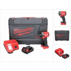 .MILWAUKEE. Milwaukee M18 FIW2F38-201X Akku Schlagschrauber 18 V 339 Nm 3/8 " Brushless + 1x Akku 2,0 Ah + Ladegerät + HD Box 11 .MILWAUKEE. Milwaukee M18 FIW2F38-201X Akku Schlagschrauber 18 V 339 Nm 3/8 " Brushless + 1x Akku 2,0 Ah + Ladegerät + HD Box -Drehschlagschrauber Soldes 66651260 5