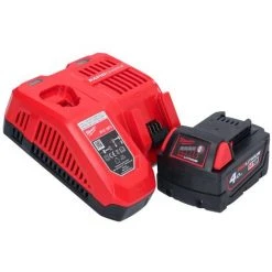 Milwaukee M18 FIW2F38-401X Akku Schlagschrauber 18 V 339 Nm 3/8 " Brushless + 1x Akku 4,0 Ah + Ladegerät + HD Box -Drehschlagschrauber Soldes 66651801 5