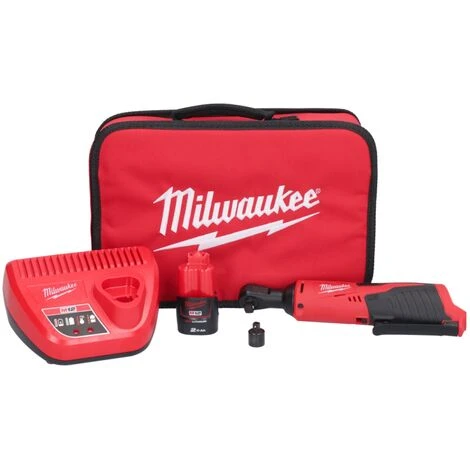SONSTIGE Milwaukee M12 IR-201B Akku Ratsche 12 V 47 Nm 3/8" + 1x Akku 2,0 Ah + Ladegerät + Tasche ( 4933448110 ) 4 SONSTIGE Milwaukee M12 IR-201B Akku Ratsche 12 V 47 Nm 3/8" + 1x Akku 2,0 Ah + Ladegerät + Tasche ( 4933448110 ) – Bild 2