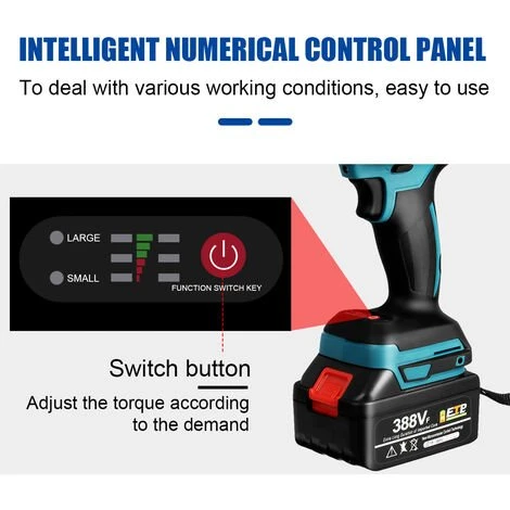 INSMA Akku Schlagschrauber Akkuschrauber 1/4'' Mit 2 Akku 7 INSMA Akku Schlagschrauber Akkuschrauber 1/4'' Mit 2 Akku – Bild 5